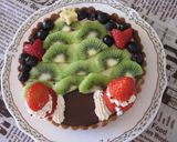 クリスマス★キウイでツリーケーキ作り方2写真