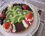 クリスマス★キウイでツリーケーキ作り方6写真