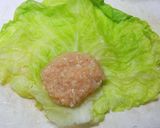 鶏ミンチでヘルシー和風ロールキャベツ作り方4写真
