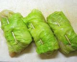 鶏ミンチでヘルシー和風ロールキャベツ作り方5写真
