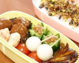 正月の定番。うずらトマトの紅白飾り作り方2写真