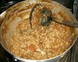 残ったカレーを美味しくドライカレー温玉添作り方2写真
