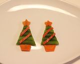 クリスマスに♪インゲンのミニツリー作り方6写真