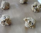 サンタのチョコチップクッキー作り方5写真