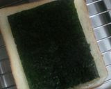 海苔チーズトースト 不思議な味わい作り方2写真