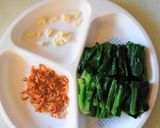 塩麹豚肉とちぢみ法蓮草の中華風香り炒め作り方2写真