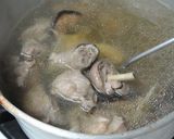 台湾冬至料理～鶏肉と椎茸の生姜水炊き作り方4写真