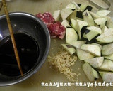 ■少ない豚肉でも旨い！豚と茄子の生姜焼き作り方1写真