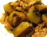 ■少ない豚肉でも旨い！豚と茄子の生姜焼き作り方4写真