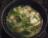 鶏とかぶのスープ作り方5写真
