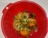 納豆たまご焼き作り方1写真
