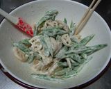 レンジで蓮根とスナップえんどうのマヨ和え作り方3写真