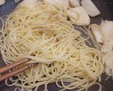 エリンギ山伏茸ツナ砂糖醤油パスタ作り方2写真