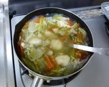 だんご汁　お好み焼き粉がいいんです！作り方3写真