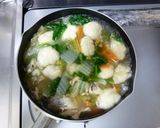 だんご汁　お好み焼き粉がいいんです！作り方4写真