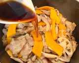 夕飯主菜に。豚肉とれんこんとかぼちゃの照り焼き作り方6写真