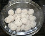 鍋にもお勧め!おかか生姜のつくね団子作り方5写真