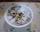かぶの甘酢ゆかり漬け作り方1写真