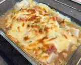 お餅で！ねぎとベーコンチーズグラタン作り方5写真