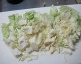 キャベツのクイック和風パスタ作り方1写真