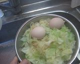 キャベツのクイック和風パスタ作り方4写真