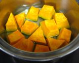 冬至かぼちゃ（かぼちゃのいとこ煮）　作り方1写真