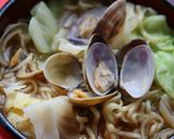 鍋ひとつdeあさり味噌ラーメン作り方3写真