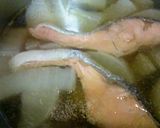 圧力鍋で大根と鮭の色鮮やか煮物作り方4写真