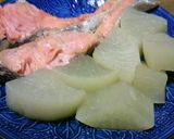 圧力鍋で大根と鮭の色鮮やか煮物作り方5写真