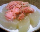 圧力鍋で大根と鮭の色鮮やか煮物作り方6写真