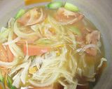 味噌風味 サラダラーメン作り方4写真