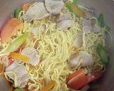味噌風味 サラダラーメン作り方5写真