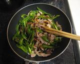 豚肉deチンジャオロース。作り方4写真
