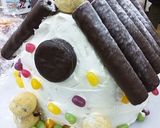 でっかく作ろう！クリスマスケーキハウス作り方21写真