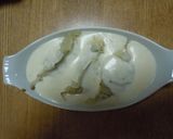 餃子グラタン　残り物処理作り方1写真
