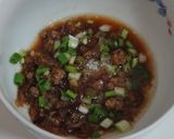 台湾家庭料理～そぼろラーメン（肉燥乾麺）作り方7写真