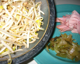 もやしとハムとザーサイの炒め物作り方1写真
