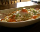 残ったいくらでクリームパスタ温玉添え作り方4写真