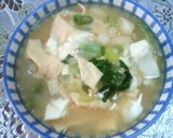 湯葉と豆腐の卵とじスープ作り方4写真