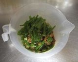 納豆パスタ 塩麹入作り方1写真