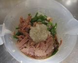 納豆パスタ 塩麹入作り方2写真
