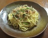 納豆パスタ 塩麹入作り方3写真