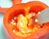 クリスマス☆挽肉＆野菜でサンタクロース作り方11写真