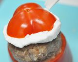 クリスマス☆挽肉＆野菜でサンタクロース作り方25写真