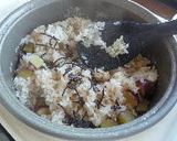 塩昆布の入った　さつまいもごはん作り方4写真
