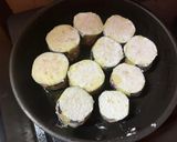 肉汁ジュワ！サクサク絶品ナスの餡かけ挟み焼き作り方7写真