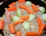 骨つきもも肉の白ワイン煮込み作り方3写真