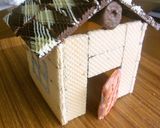 市販のお菓子だけで簡単♪お菓子の家♪作り方8写真