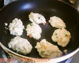 豆腐で簡単！ふわふわナゲット♡お好み焼き作り方3写真