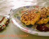 豆腐で簡単！ふわふわナゲット♡お好み焼き作り方4写真